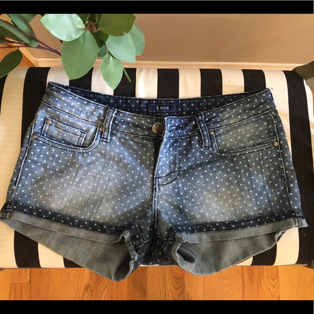 STS Blue women’s boutique polka dot shorts